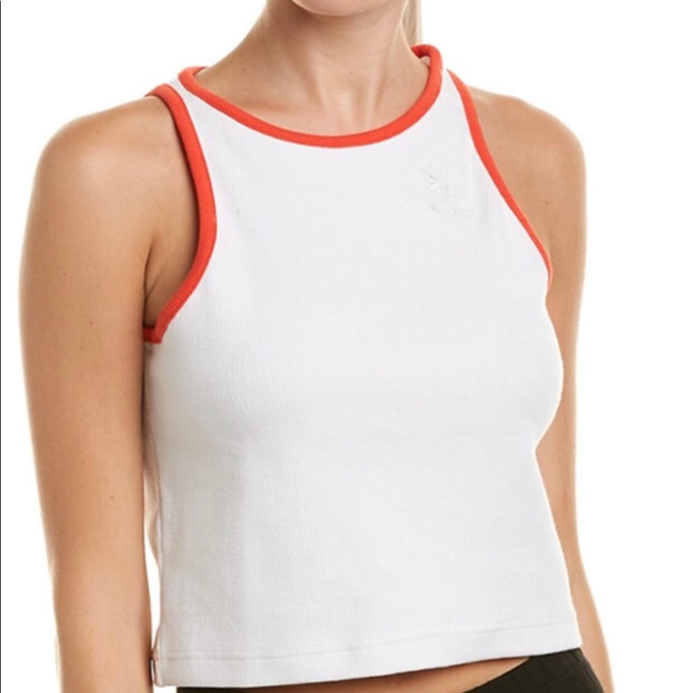 Reebok NWT Classics ringer cropped tank top